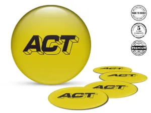 ACT Adesivo Cupola Design Emblemi Ruota Pregiati